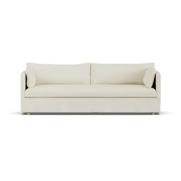 Linnevik sofa - Oslo Nature 1540-hvitoljet eik, 4-seters, med skjørt - 1898