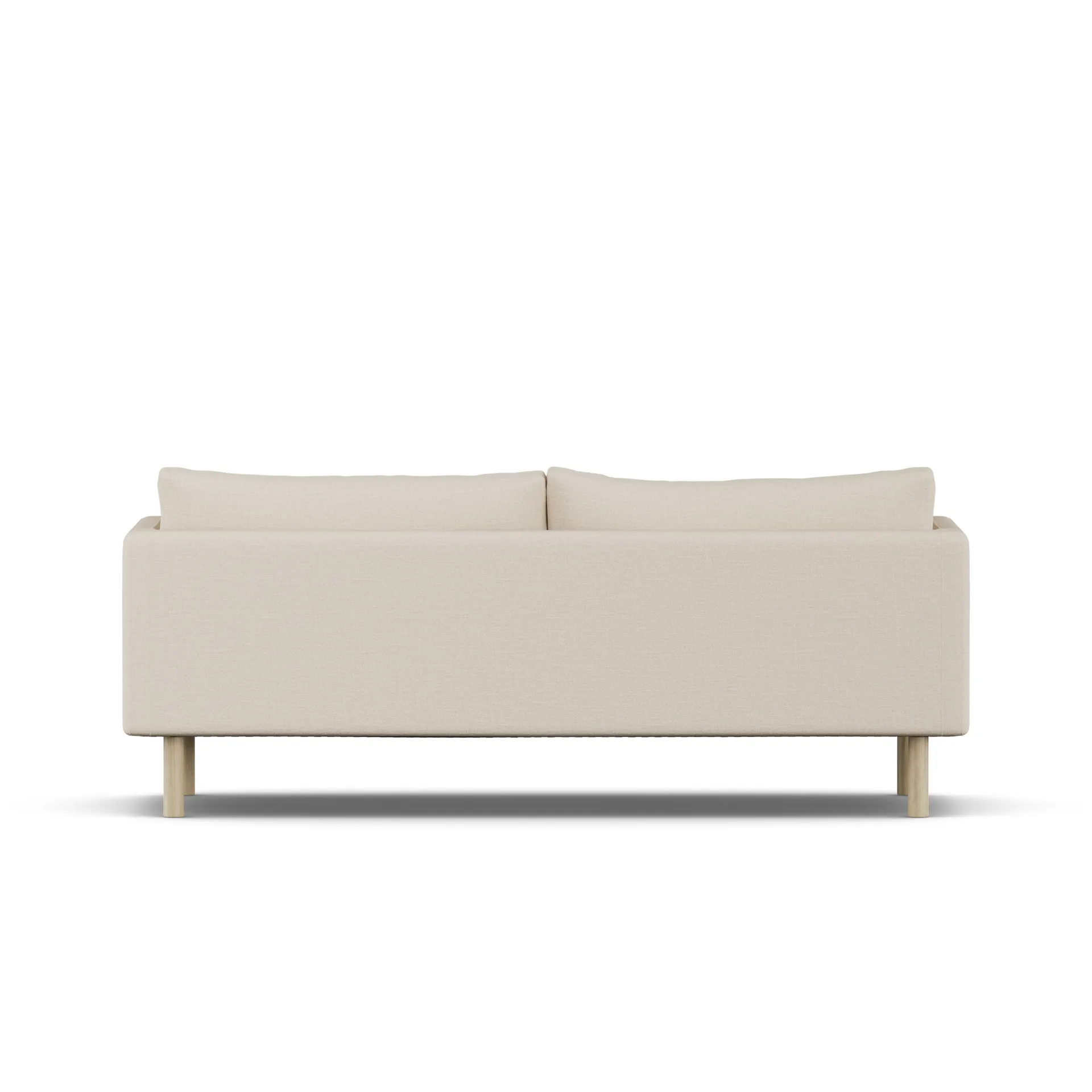 Linnevik sofa, Same Beige 6670-hvitoljet eik, 3-seters 1898