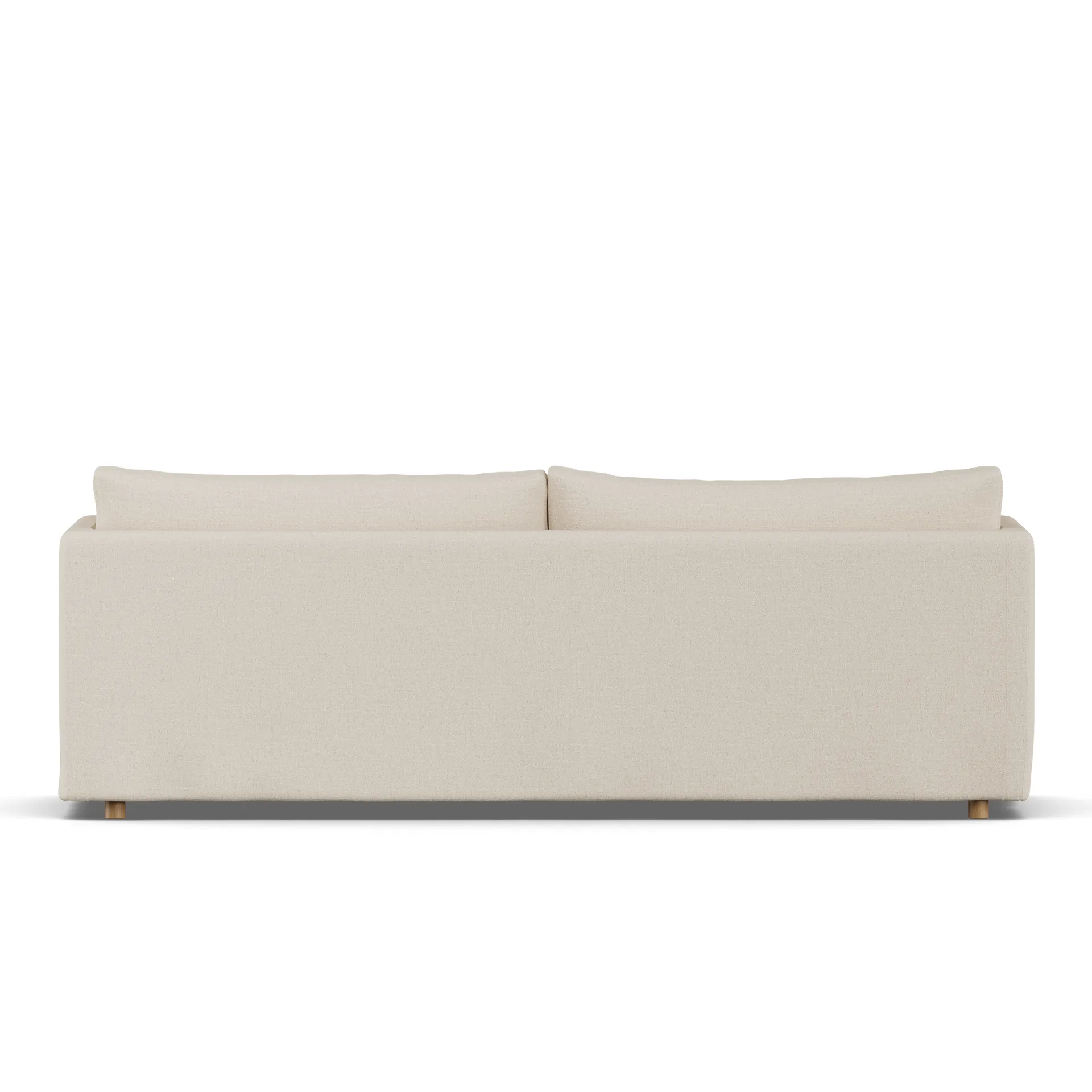 Linnevik sofa, Same Beige 6670-hvitoljet eik, 4-seters, med skjørt 1898