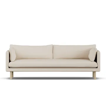 Linnevik sofa - Same Beige 6670-hvitoljet eik, 4-seters - 1898