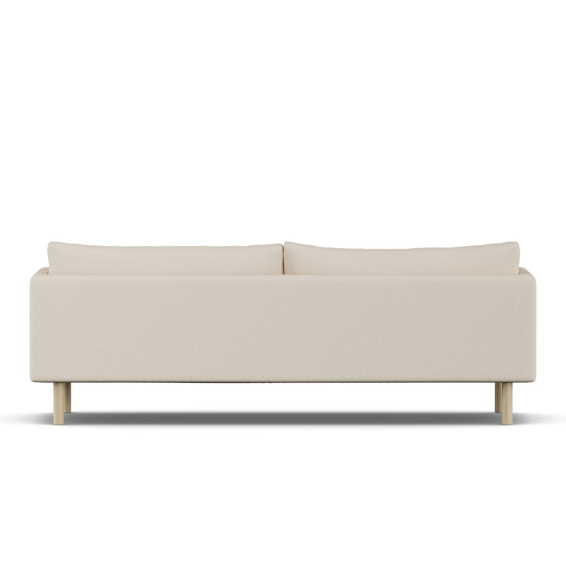 Linnevik sofa, Same Beige 6670-hvitoljet eik, 4-seters 1898