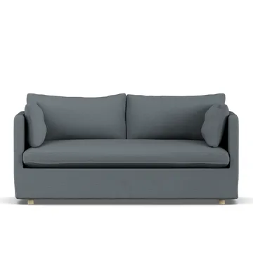 Linnevik sofa - Same Blue 6678-hvitoljet eik, 2-seters, med skjørt - 1898