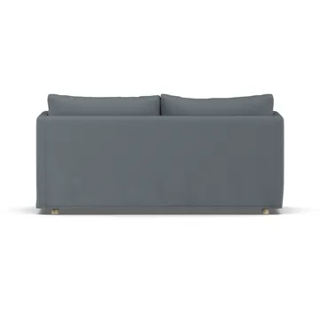 Linnevik sofa - Same Blue 6678-hvitoljet eik, 2-seters, med skjørt - 1898