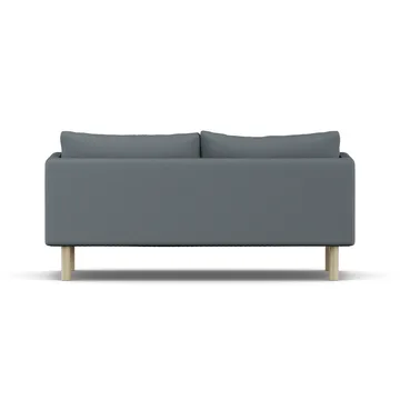 Linnevik sofa - Same Blue 6678-hvitoljet eik, 2-seters, uten skjørt - 1898