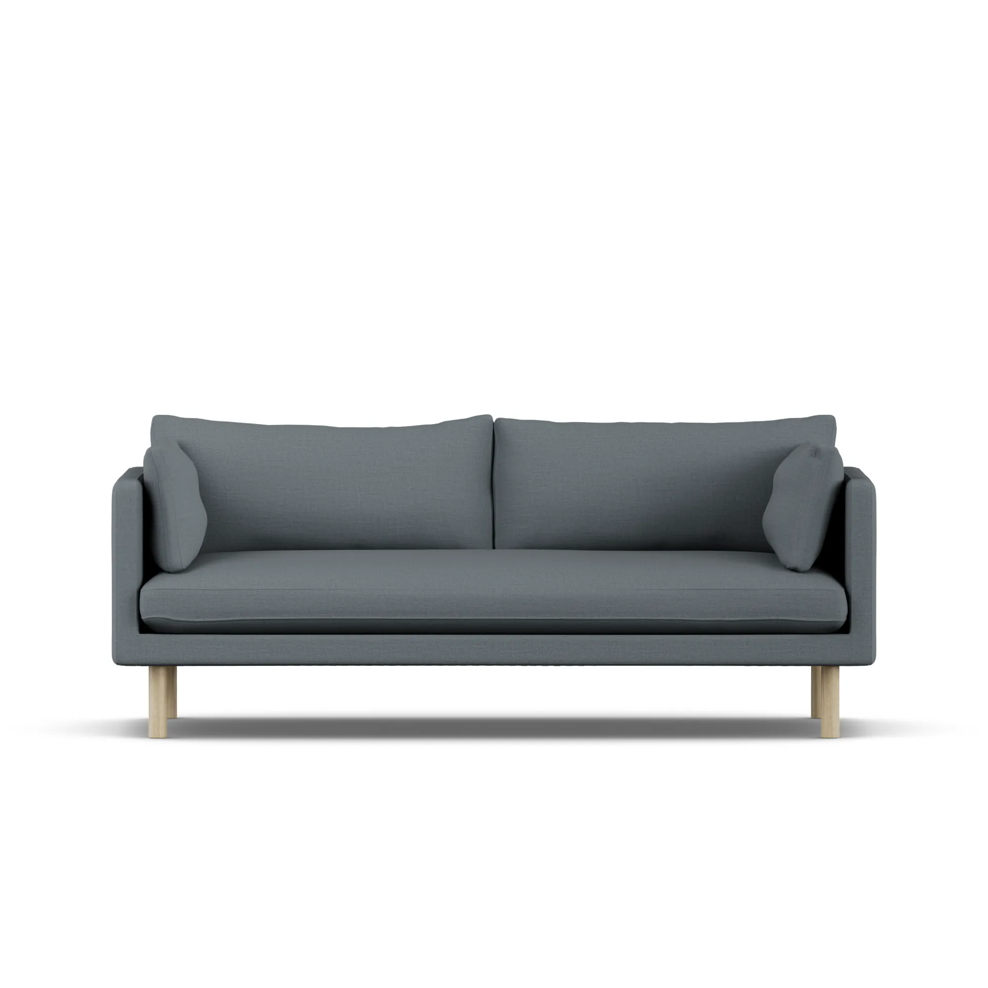 Linnevik sofa, Same Blue 6678-hvitoljet eik, 3-seters 1898