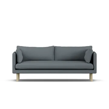 Linnevik sofa - Same Blue 6678-hvitoljet eik, 3-seters - 1898