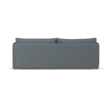 Linnevik sofa - Same Blue 6678-hvitoljet eik, 4-seters, med skjørt - 1898