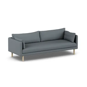 Linnevik sofa - Same Blue 6678-hvitoljet eik, 4-seters, uten skjørt - 1898