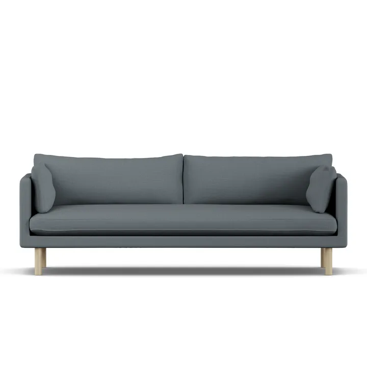 Linnevik sofa - Same Blue 6678-hvitoljet eik, 4-seters - 1898