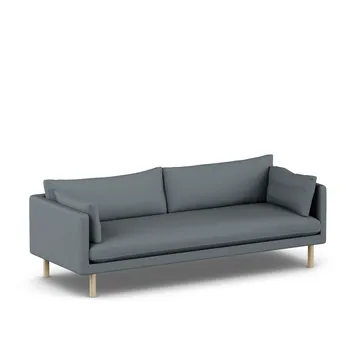 Linnevik sofa - Same Blue 6678-hvitoljet eik, 4-seters - 1898