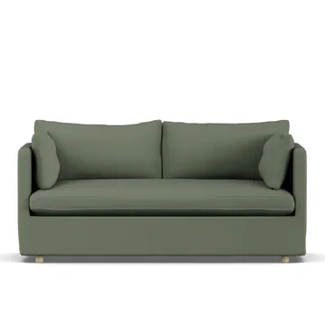 Linnevik sofa - Same Forest 6677-hvitoljet eik, 2-seters, med skjørt - 1898
