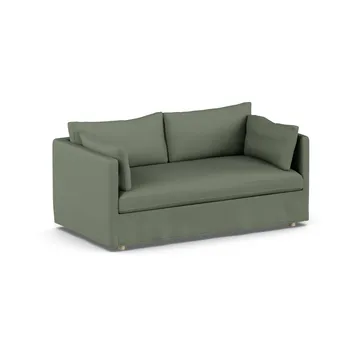 Linnevik sofa - Same Forest 6677-hvitoljet eik, 2-seters, med skjørt - 1898