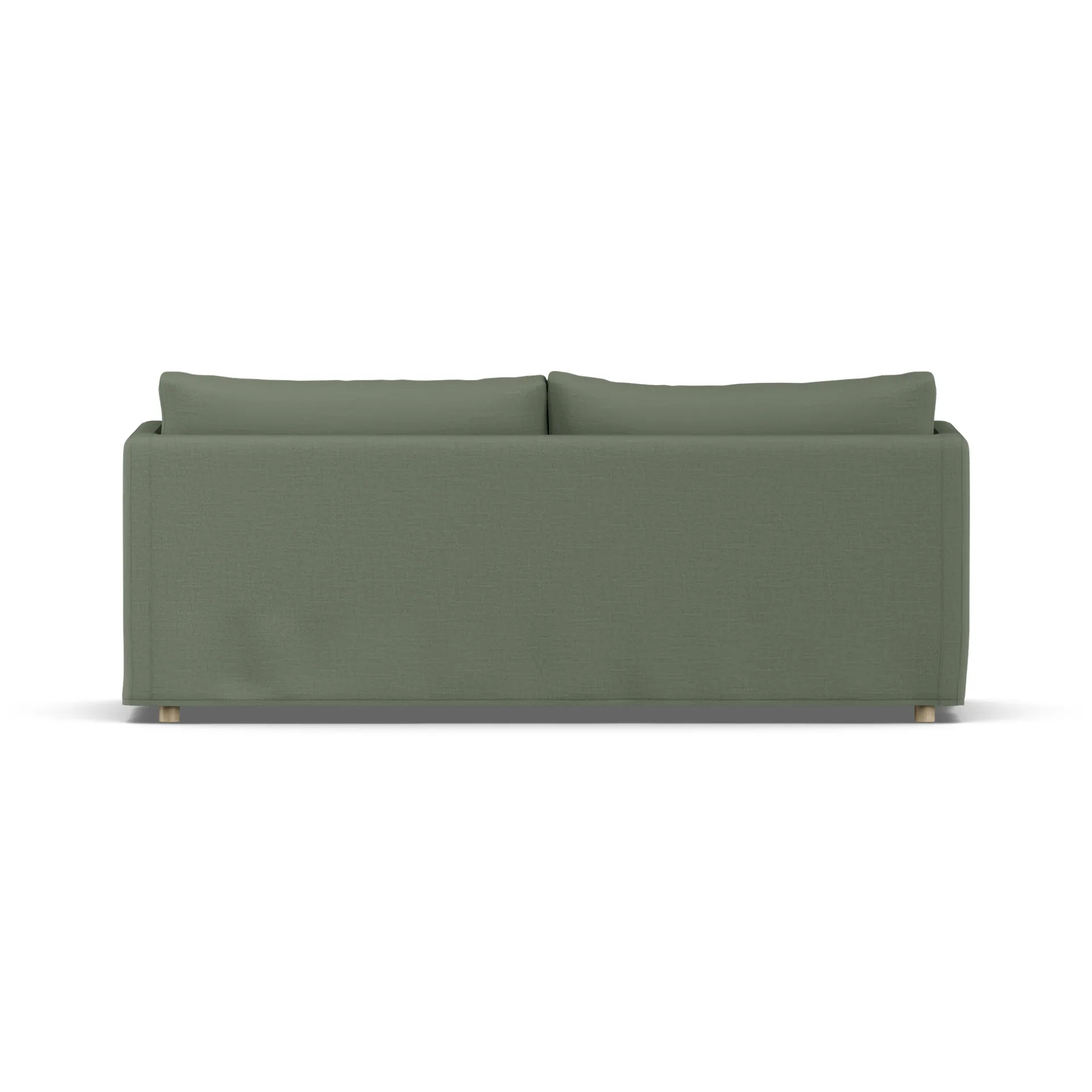 Linnevik sofa, Same Forest 6677-hvitoljet eik, 3-seters, med skjørt 1898