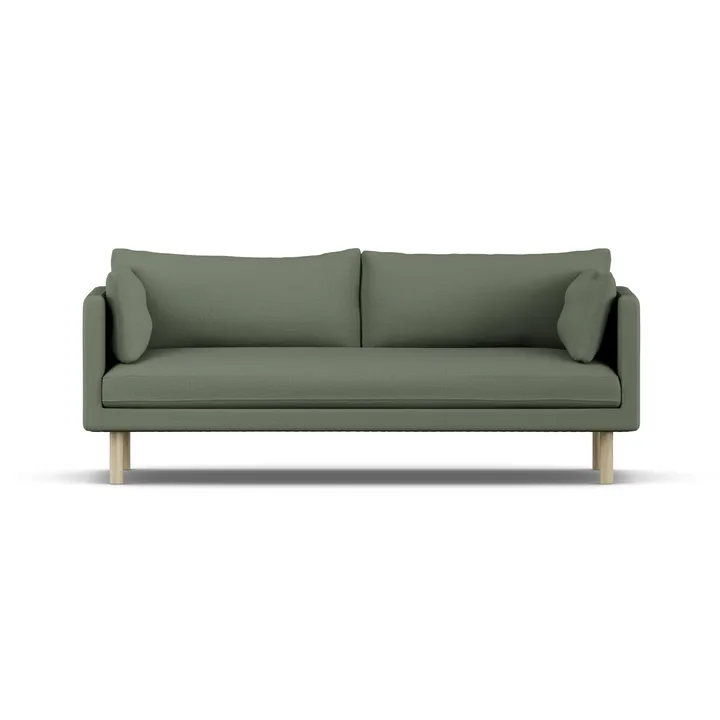 Linnevik sofa - Same Forest 6677-hvitoljet eik, 3-seters, uten skjørt - 1898