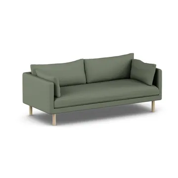 Linnevik sofa - Same Forest 6677-hvitoljet eik, 3-seters, uten skjørt - 1898
