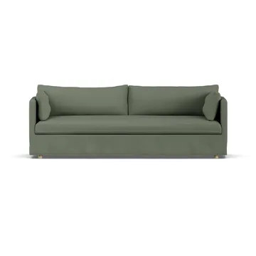 Linnevik sofa - Same Forest 6677-hvitoljet eik, 4-seters, med skjørt - 1898