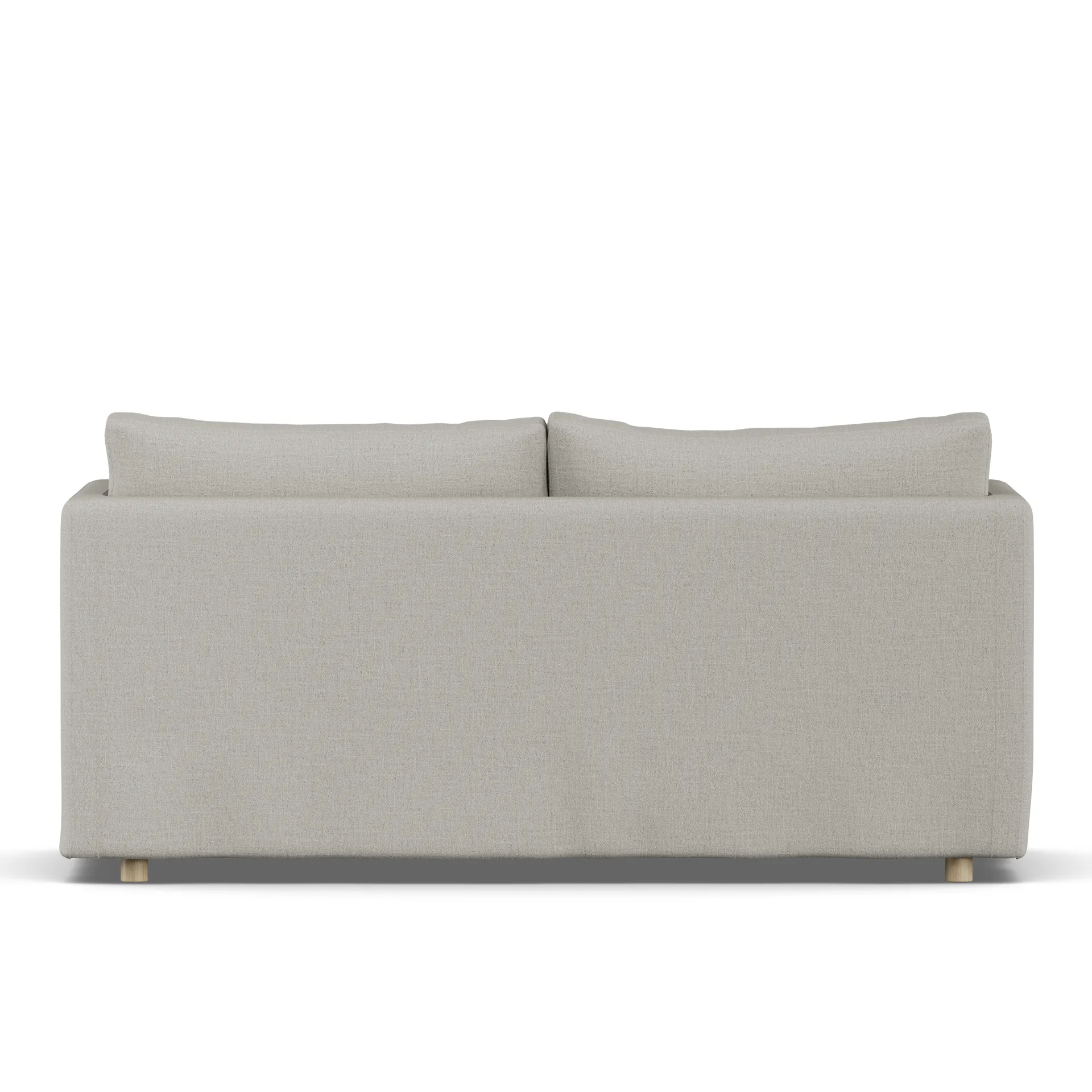 Linnevik sofa, Same Grey 6673-hvitoljet eik, 2-seters, med skjørt 1898