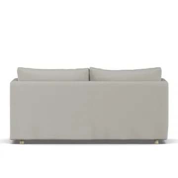 Linnevik sofa - Same Grey 6673-hvitoljet eik, 2-seters, med skjørt - 1898