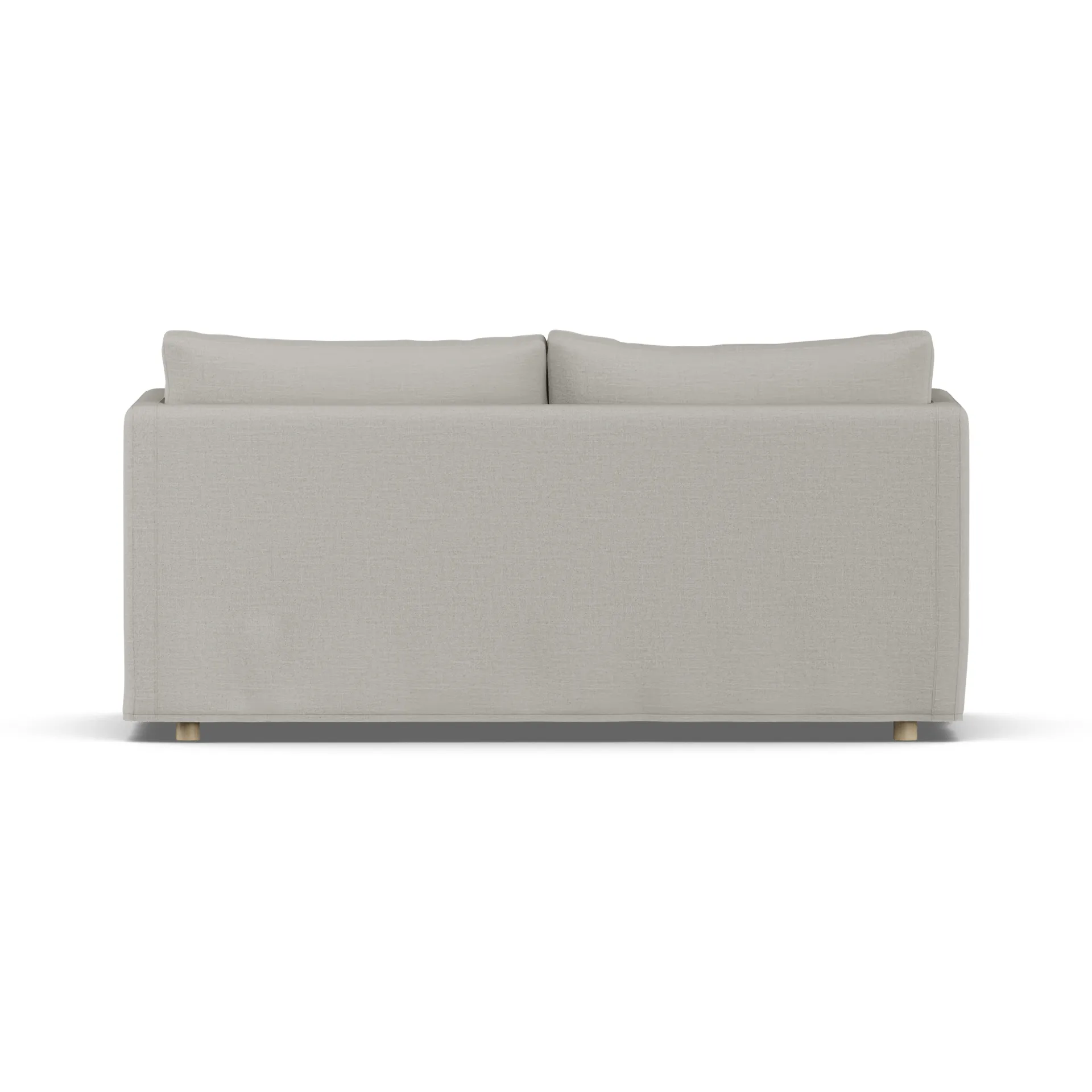 Linnevik sofa, Same Grey 6673-hvitoljet eik, 2-seters, med skjørt 1898