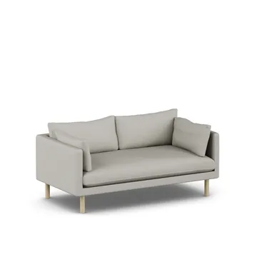 Linnevik sofa - Same Grey 6673-hvitoljet eik, 2-seters - 1898