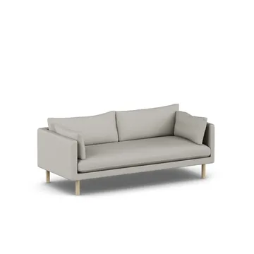 Linnevik sofa - Same Grey 6673-hvitoljet eik, 3-seters - 1898