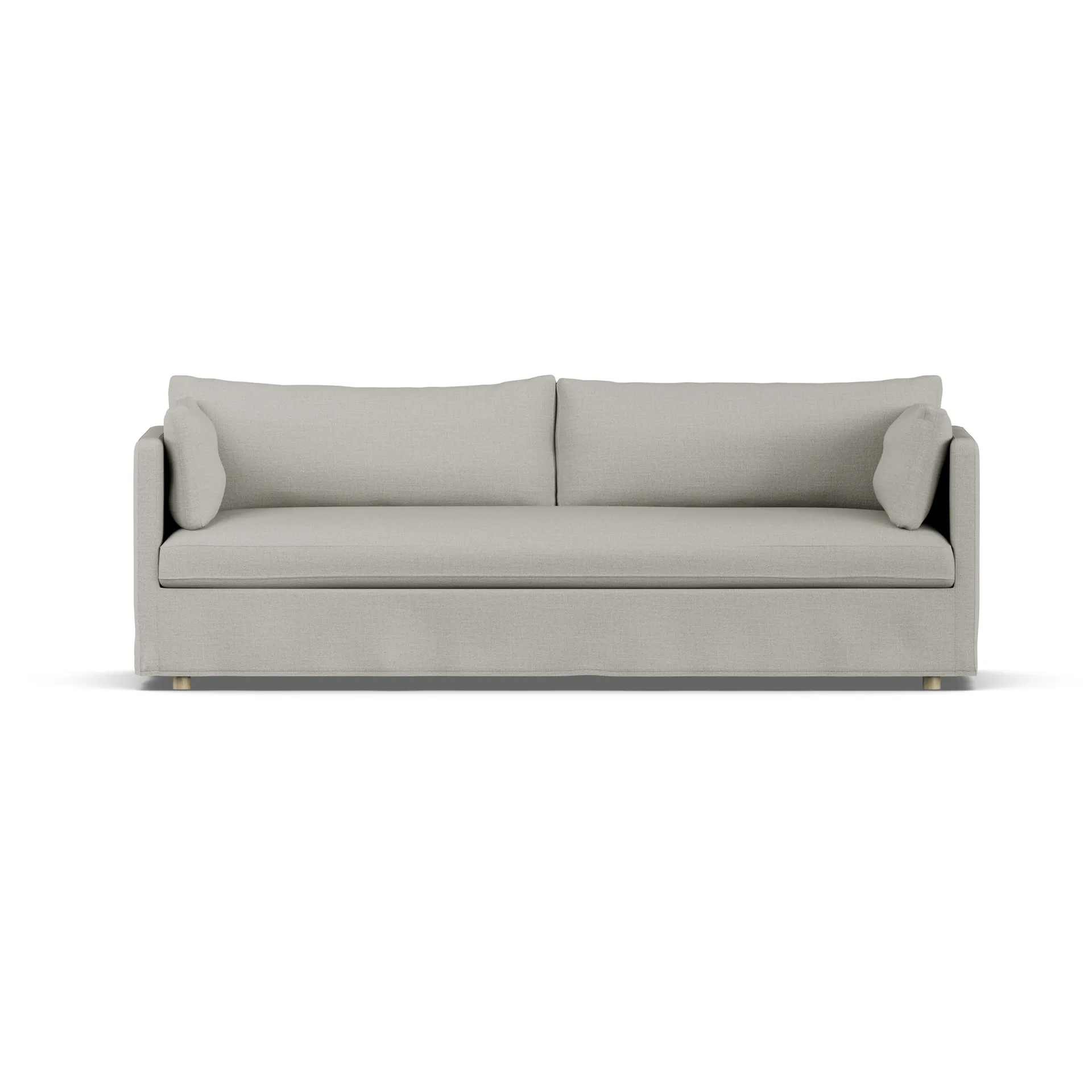 Linnevik sofa, Same Grey 6673-hvitoljet eik, 4-seters, med skjørt 1898