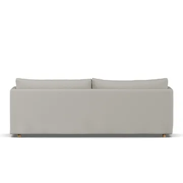 Linnevik sofa - Same Grey 6673-hvitoljet eik, 4-seters, med skjørt - 1898