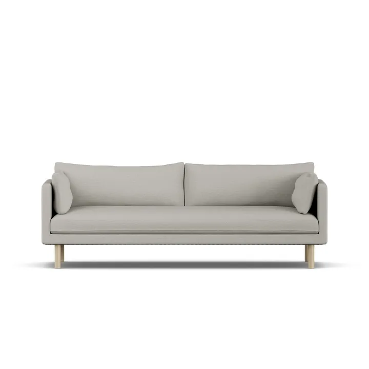 Linnevik sofa - Same Grey 6673-hvitoljet eik, 4-seters, uten skjørt - 1898