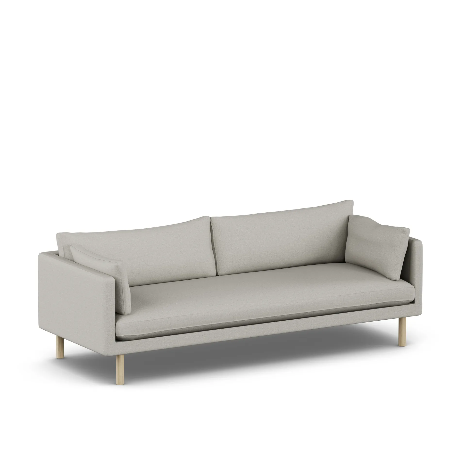 Linnevik sofa, Same Grey 6673-hvitoljet eik, 4-seters 1898