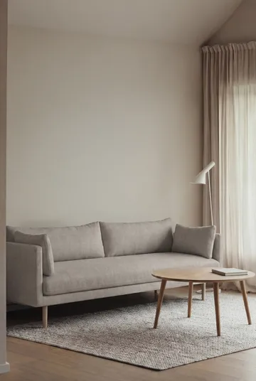 Linnevik sofa - Same Grey 6673-hvitoljet eik, 4-seters - 1898