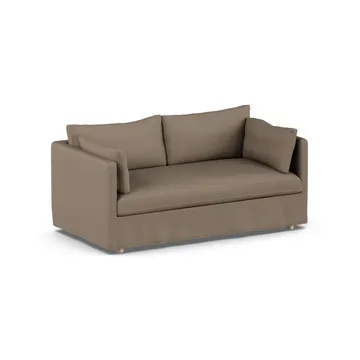 Linnevik sofa - Same Mole 6674-hvitoljet eik, 2-seters, med skjørt - 1898