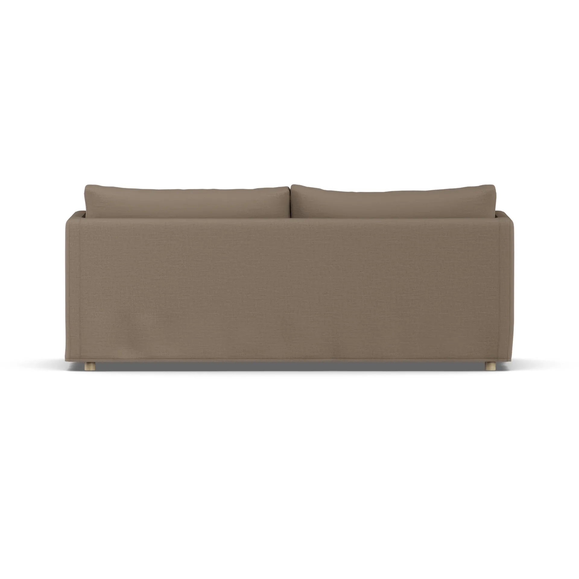 Linnevik sofa, Same Mole 6674-hvitoljet eik, 3-seters, med skjørt 1898