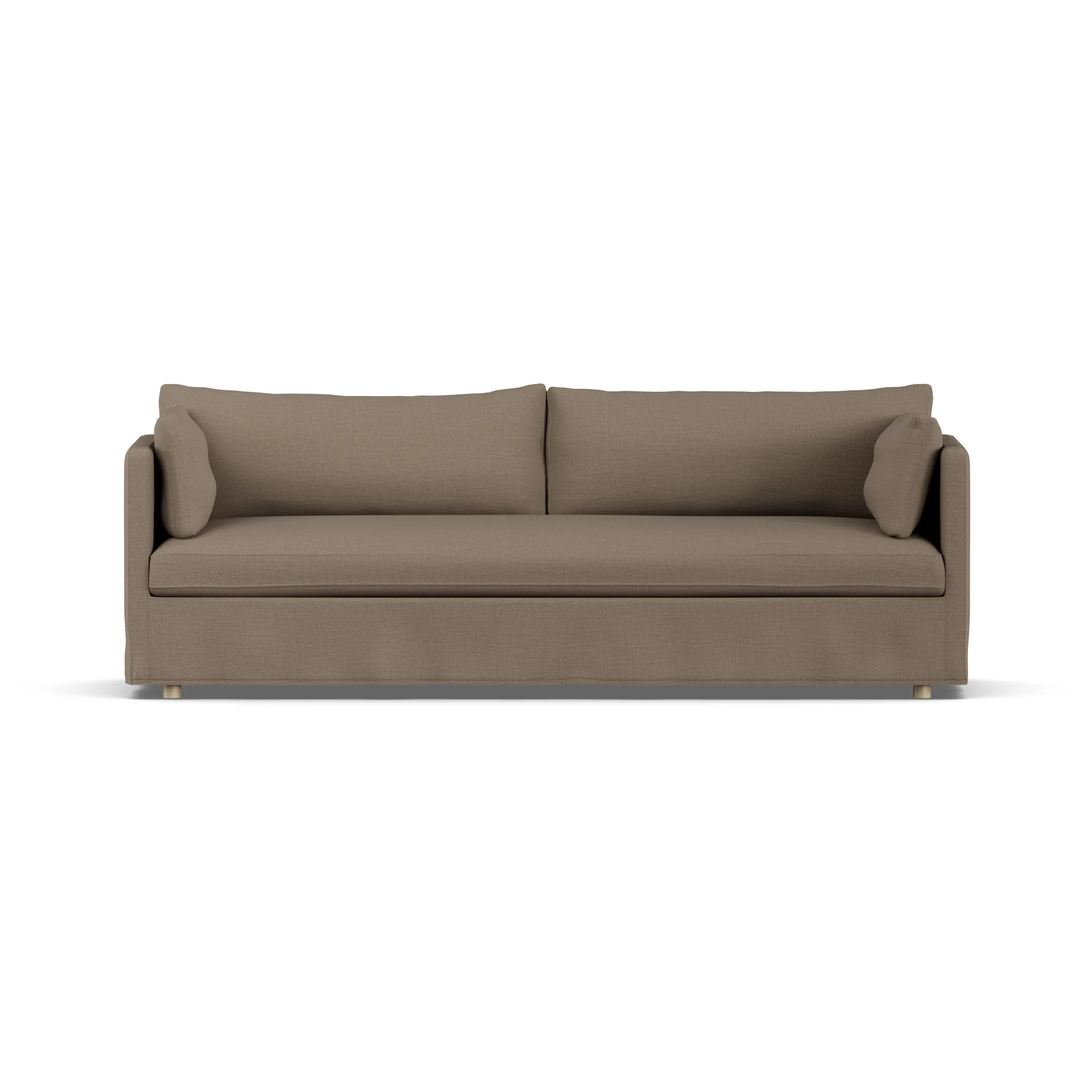 Linnevik sofa, Same Mole 6674-hvitoljet eik, 4-seters, med skjørt 1898