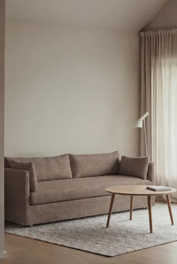 Linnevik sofa - Same Mole 6674-hvitoljet eik, 4-seters, med skjørt - 1898