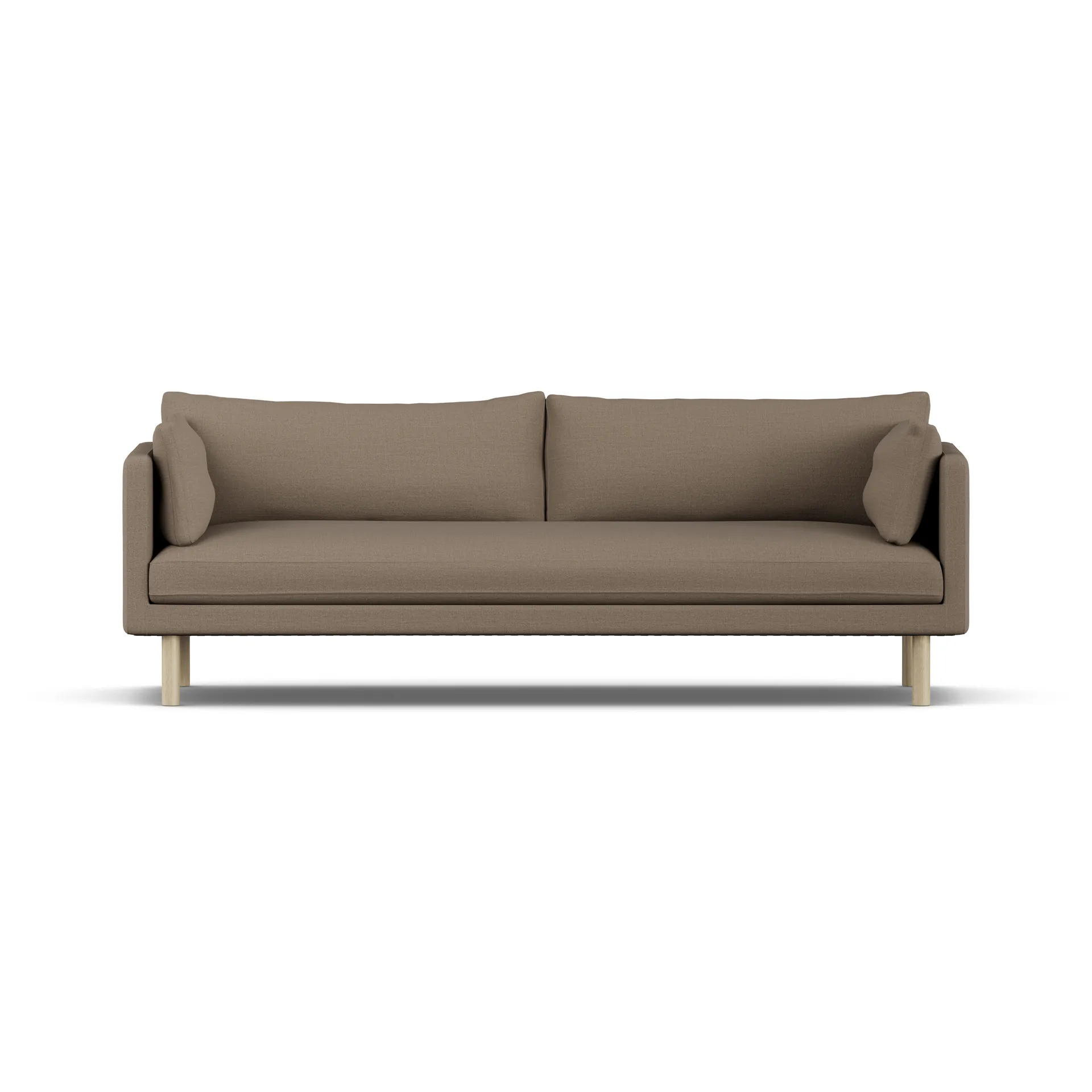 Linnevik sofa, Same Mole 6674-hvitoljet eik, 4-seters, uten skjørt 1898
