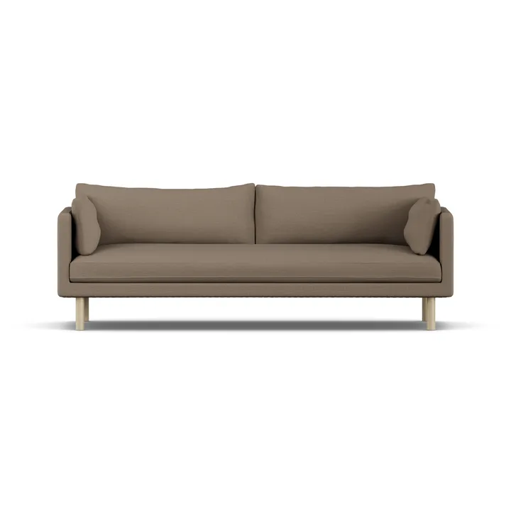 Linnevik sofa - Same Mole 6674-hvitoljet eik, 4-seters, uten skjørt - 1898