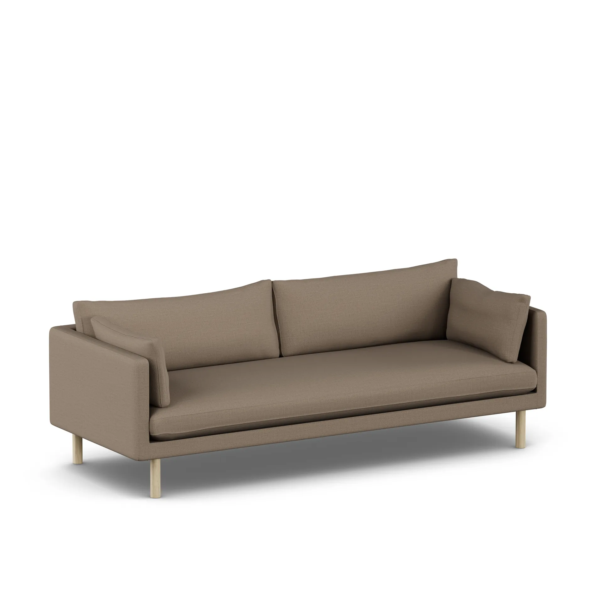 Linnevik sofa, Same Mole 6674-hvitoljet eik, 4-seters 1898