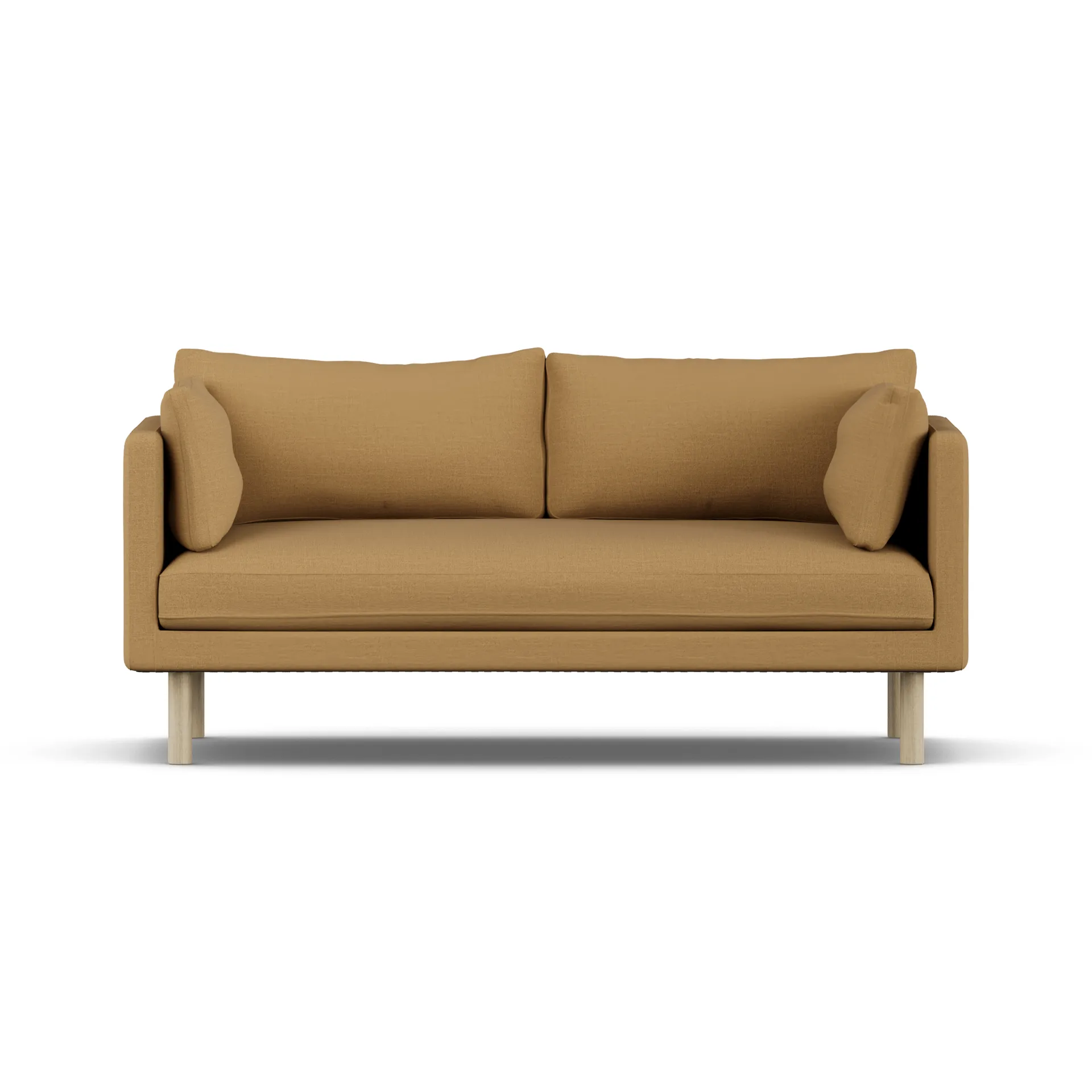 Linnevik sofa, Same Ochre 6676-hvitoljet eik, 2-seters, uten skjørt 1898
