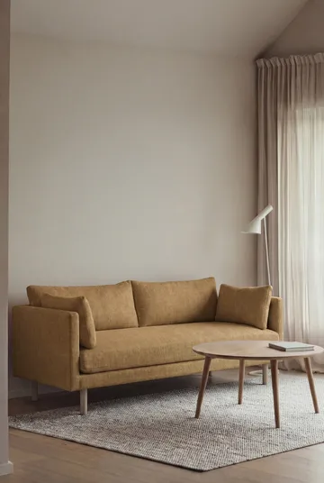 Linnevik sofa - Same Ochre 6676-hvitoljet eik, 2-seters, uten skjørt - 1898