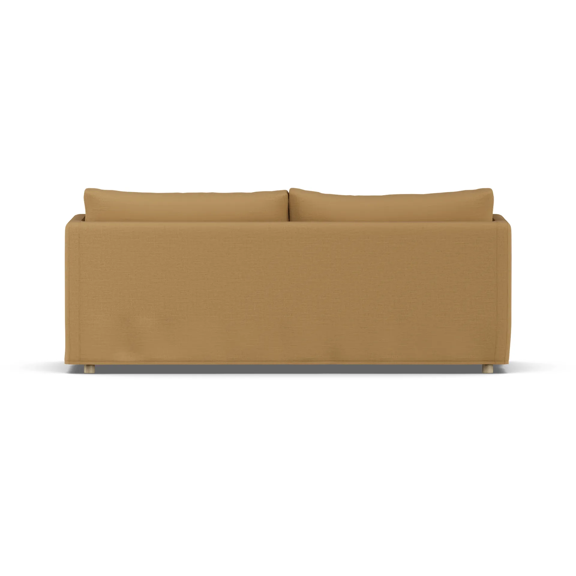 Linnevik sofa, Same Ochre 6676-hvitoljet eik, 3-seters, med skjørt 1898