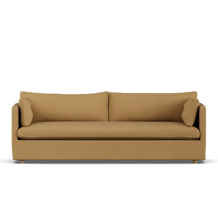 Linnevik sofa - Same Ochre 6676-hvitoljet eik, 4-seters, med skjørt - 1898