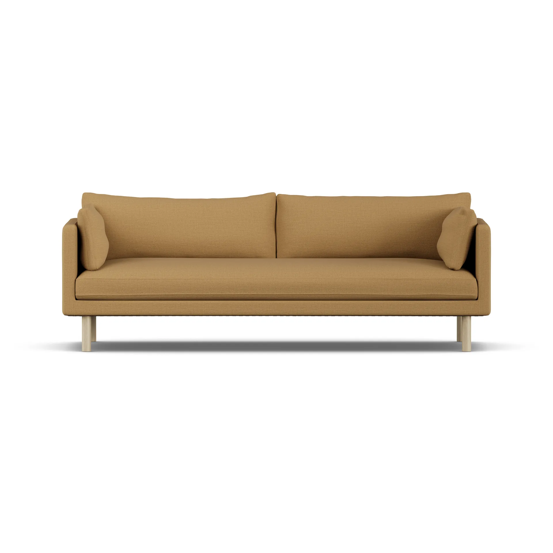 Linnevik sofa, Same Ochre 6676-hvitoljet eik, 4-seters, uten skjørt 1898