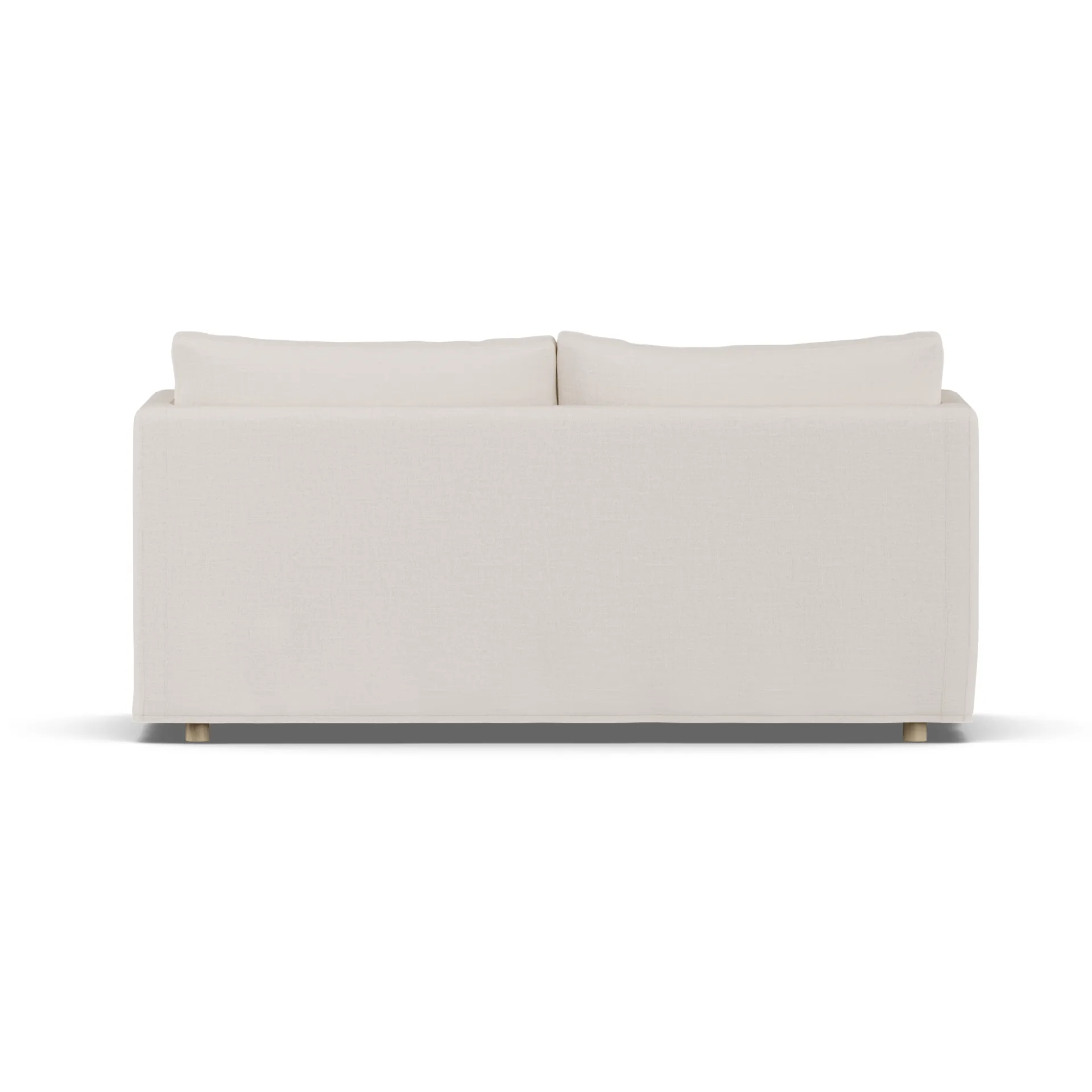 Linnevik sofa, Same Off White 6671-hvitoljet eik, 2-seters, med skjørt 1898