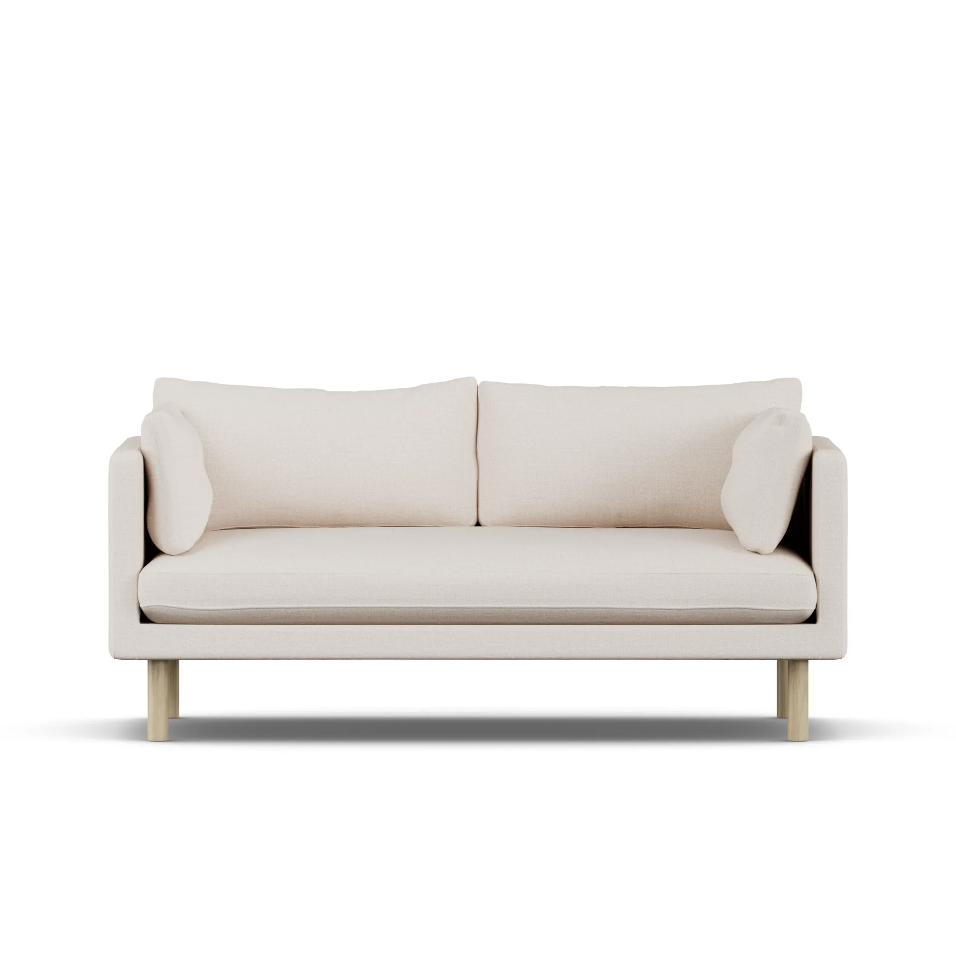 Linnevik sofa, Same Off White 6671-hvitoljet eik, 2-seters 1898