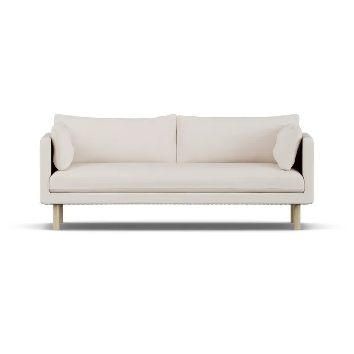 Linnevik sofa - Same Off White 6671-hvitoljet eik, 3-seters, uten skjørt - 1898