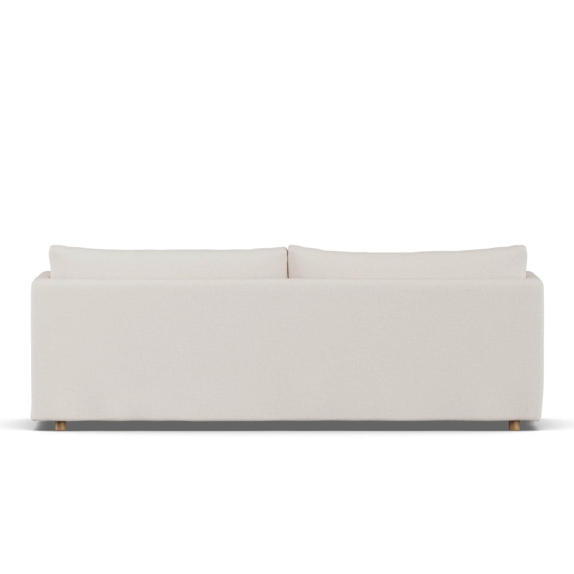 Linnevik sofa, Same Off White 6671-hvitoljet eik, 4-seters, med skjørt 1898