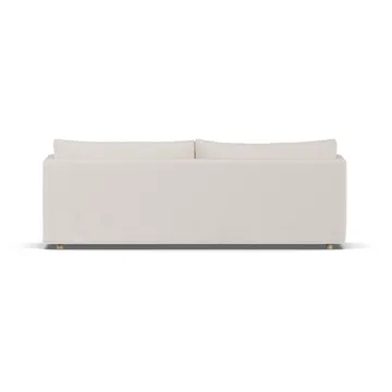 Linnevik sofa - Same Off White 6671-hvitoljet eik, 4-seters, med skjørt - 1898
