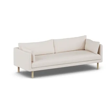 Linnevik sofa - Same Off White 6671-hvitoljet eik, 4-seters, uten skjørt - 1898
