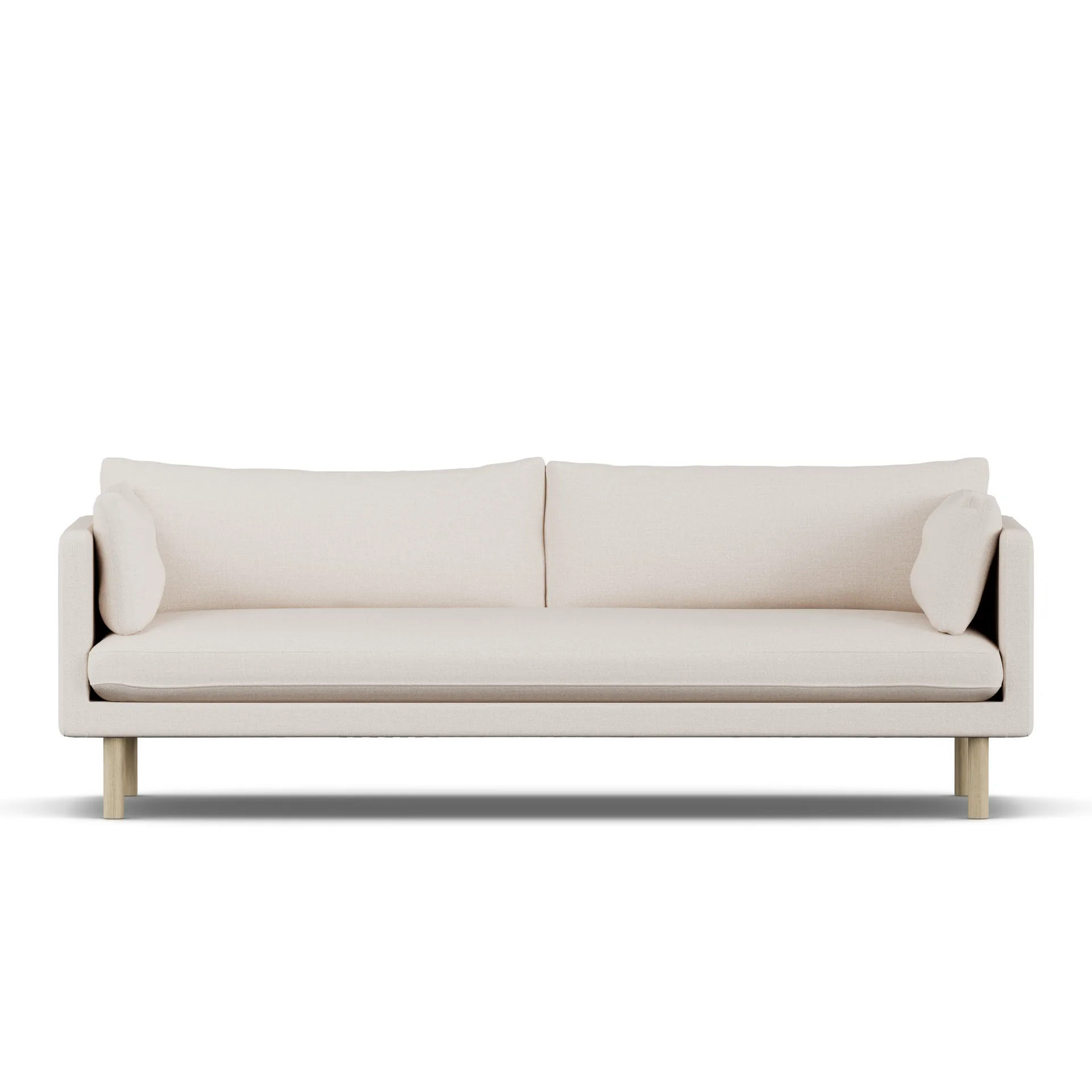 Linnevik sofa, Same Off White 6671-hvitoljet eik, 4-seters 1898