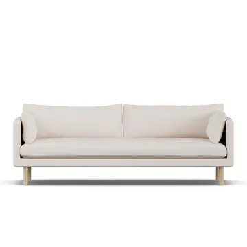 Linnevik sofa - Same Off White 6671-hvitoljet eik, 4-seters - 1898